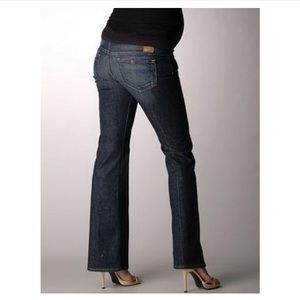 Paige Denim Maternity Laurel Canyon Maternity Low Rise Bootcut Jeans Siz…